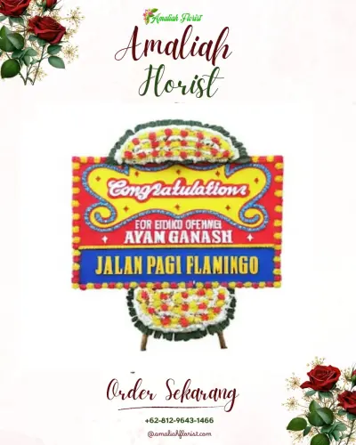 Bunga Papan Congratulation di Cibeuteung Muara